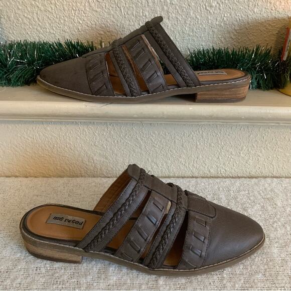 NOT RATED Monty Mule Faux Leather Slip On Pointed Toe Women’s Size 8.5 - Picture 11 of 11